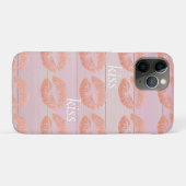 Cool Trendy Pink Wood Case-Mate iPhone Case (Achterkant (horizontaal))