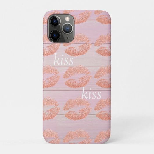 Cool Trendy Pink Wood Case-Mate iPhone Case (Achterkant)