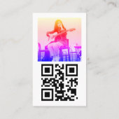 Cool trendy profiel afbeelding instagram logo visitekaartje (Achterkant)