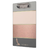 Cool Trendy Striped, High-Persoonlijke Hiel Klembord (Links)