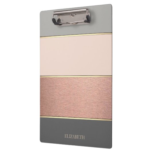 Cool Trendy Striped-Personalized Klembord (Links)