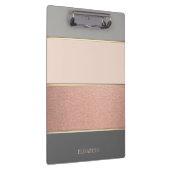 Cool Trendy Striped-Personalized Klembord (Rechts)