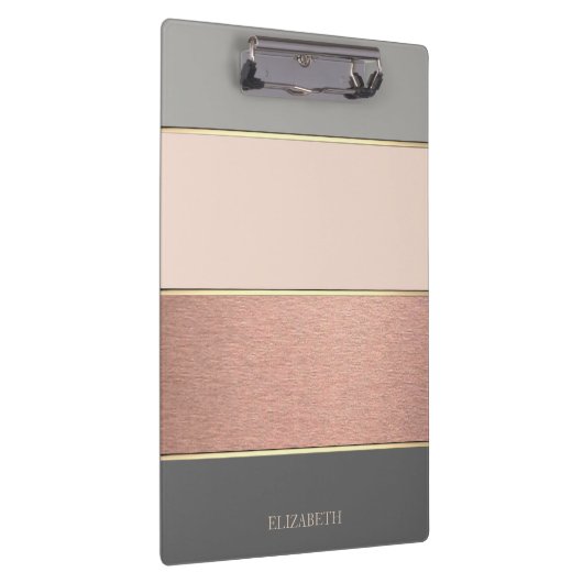 Cool Trendy Striped-Personalized Klembord (Rechts)