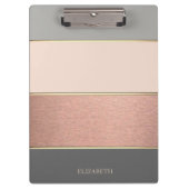 Cool Trendy Striped-Personalized Klembord (Voorkant)