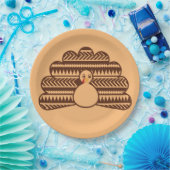 Cool Trendy Thankful feestdagen Turkije Thanksgivi Papieren Bordje (Feest)