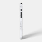 Cool trendy wit marmer, ogen iPhone hoesje (Linkerkant)