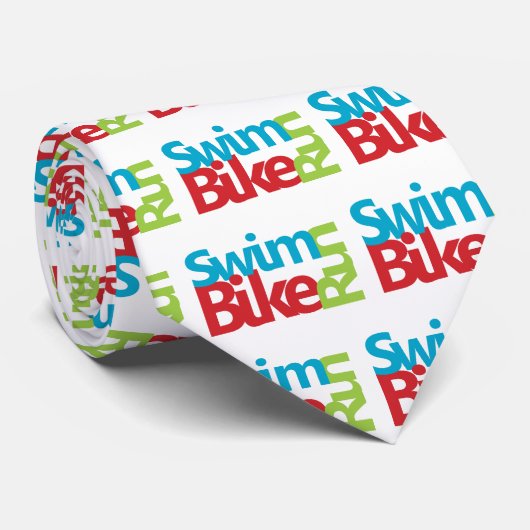 Cool Triathlon logo Stropdas (Opgerold)