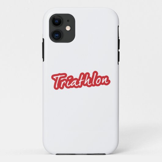 Cool Triathlon-ontwerp Case-Mate iPhone Case (Achterkant)