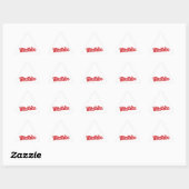 Cool Triathlon-ontwerp Sticker (Vel)