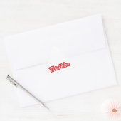 Cool Triathlon-ontwerp Sticker (Envelop)