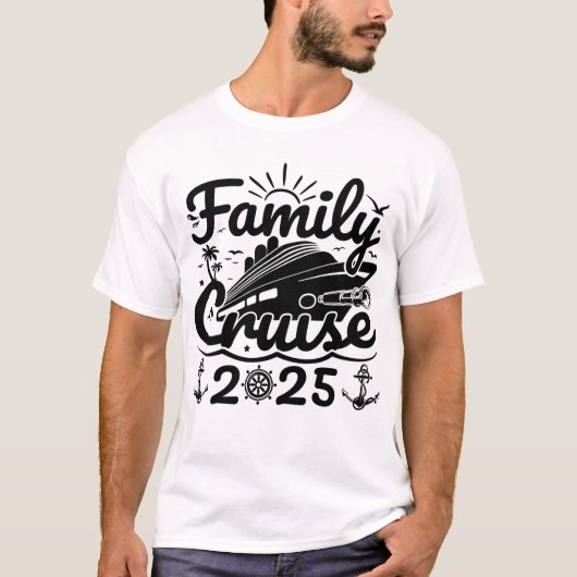 Cool Trip Cruising Lover Family Cruise 2025 Grappi T-shirt (Voorkant)
