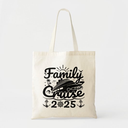 Cool Trip Cruising Lover Family Cruise 2025 Grappi Tote Bag (Voorkant)