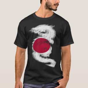 Cool Trippy draak EDM raves techno Japan T-shirt