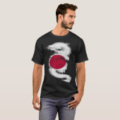 Cool Trippy draak EDM raves techno Japan T-shirt (Voorkant volledig)