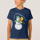 Cool Trombone Player T-shirt (Voorkant)