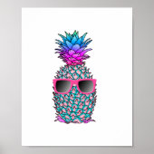 Cool Tropical Pineappel Poster (Voorkant)