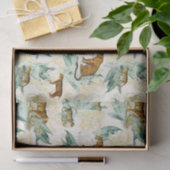 Cool Tropical Safari Wild Cats Tiger Leopard Tissuepapier (Geschenk)