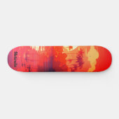 Cool Tropical Sunset Skateboard (Horizontaal)