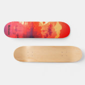 Cool Tropical Sunset Skateboard (Horizontaal)