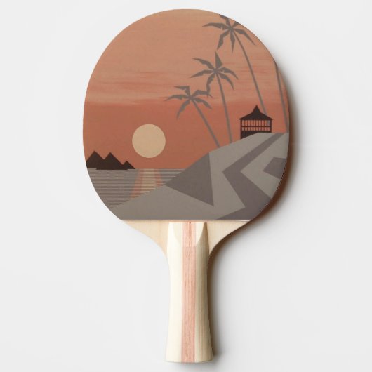 COOL TROPICS Ping-Pong Paddle Tafeltennisbatje (Achterkant)