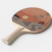 COOL TROPICS Ping-Pong Paddle Tafeltennisbatje (Voorkant Gekanteld)