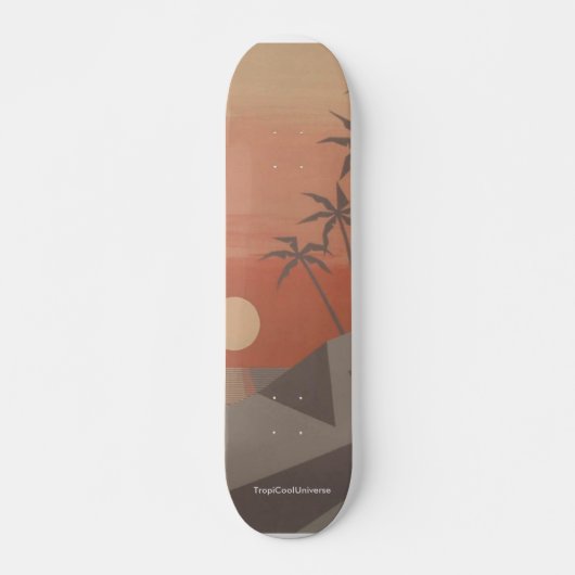 COOL TROPICS Skateboard (Voorkant)