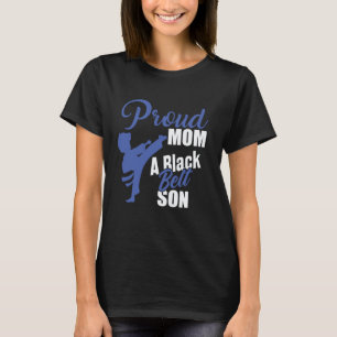 Cool trotse moeder zwarte band zoon Moederdag Kara T-shirt