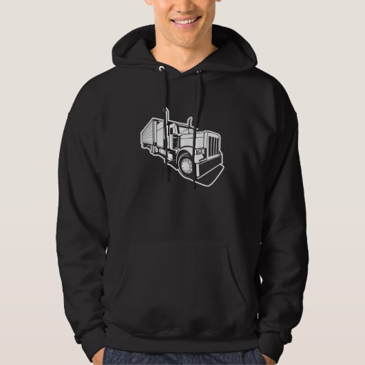 Cool Truck Trucker Truck Drivers Hoodie (Voorkant)