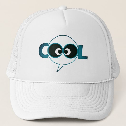 Cool Trucker Hat met grappige accenten Pet (Voorkant)