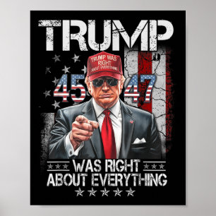 Cool Trump had gelijk over alles wat Amerikaans wa Poster