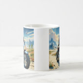 Cool Trump Motorcycle Alien Planet Ruimteschip MAG Koffiemok (Center)