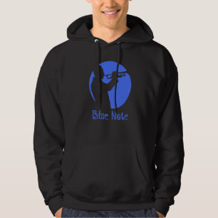 Cool Trumpet Player Blue Note International Jazz Hoodie