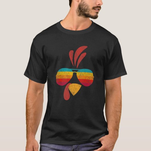 Cool Turkey Face With Sunglasses Thanksgiving Wom T-shirt (Voorkant)