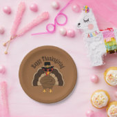 Cool Turkey Happy Thanksgiving leuk Aangepaste tek Papieren Bordje (Feest)