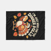 Cool Turkey Lgrim vasthoudende rol ik ben hier all Fleece Deken (Voorkant (Horizontaal))