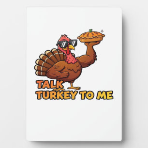 Cool Turkey Thanksgiving Funny Classic T-Shirt.png Fotoplaat