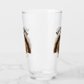 Cool Turkije Happy Thanksgiving aangepaste tekst Glas (Links)