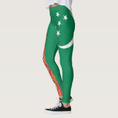Cool Turkmenistan Flag Mode Leggings (Links)