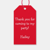 Cool Turning Two Kind Birthday Gift Label Cadeaulabel (Achterkant)