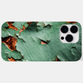 Cool turquoise brown rustmetal Case-Mate iPhone case (Achterkant (horizontaal))