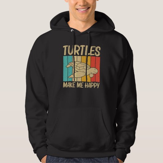 Cool Turtle For Men Women Sea Turtle Aquatic Anima Hoodie (Voorkant)