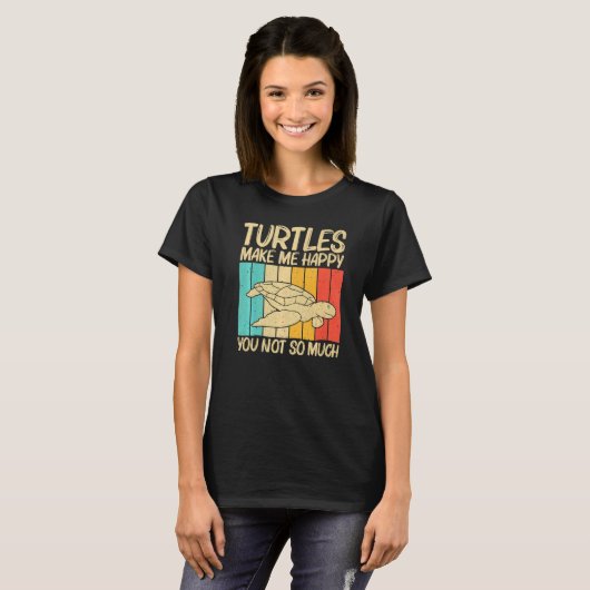 Cool Turtle For Men Women Sea Turtle Aquatic Anima T-shirt (Voorkant volledig)