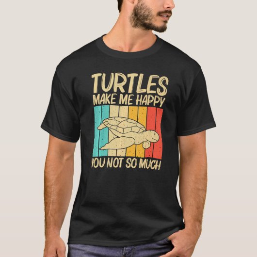 Cool Turtle For Men Women Sea Turtle Aquatic Anima T-shirt (Voorkant)