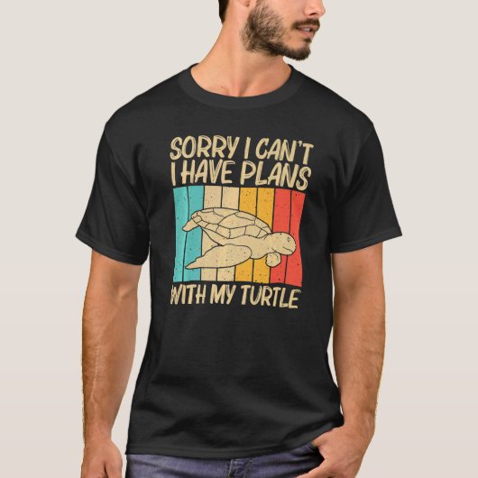 Cool Turtle for Men Zee Turtle Aquatic Anima T-shirt (Voorkant)