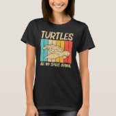 Cool Turtle for Men Zee Turtle Aquatic Anima T-shirt (Voorkant)