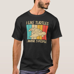 Cool Turtle for Men Zee Turtle Aquatic Anima T-shirt