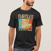 Cool Turtle for Men Zee Turtle Aquatic Anima T-shirt (Voorkant)