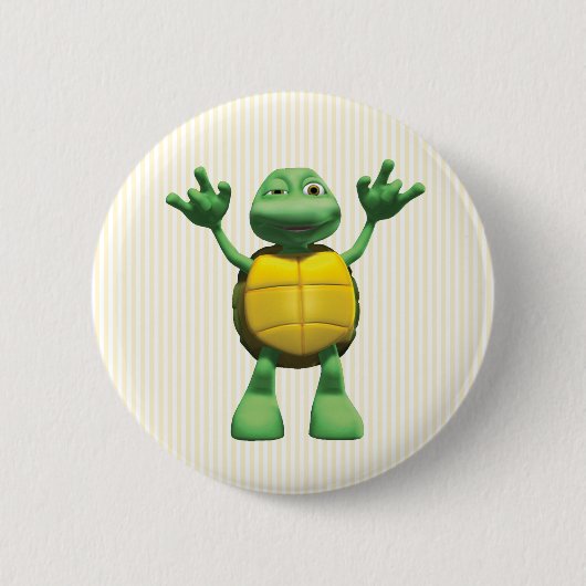 Cool Turtle Ronde Button 5,7 Cm (Voorkant)