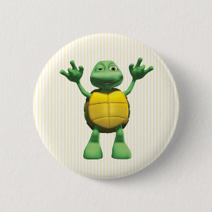 Cool Turtle Ronde Button 5,7 Cm
