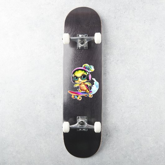 Cool Turtle Skateboarden Sticker (Skateboard)